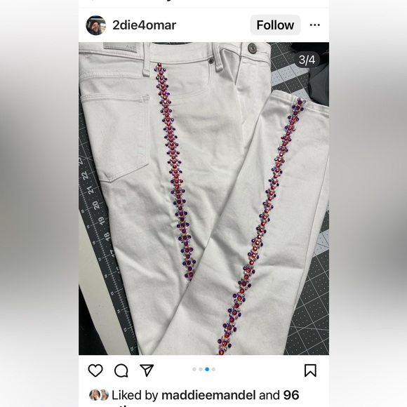 Costume - Custom Tap Dance - EXTREMELY RARE - NEVER WORN - 32B Bra / Sz 2 Jeans - Picture 6 of 14